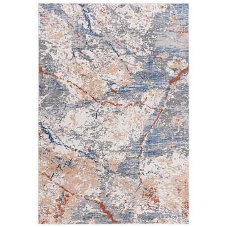 Safavieh 9 x 12 ft. Eternal Modern Contemporary Rectangle Area Rug Grey & Blue Gold ETL230F-9